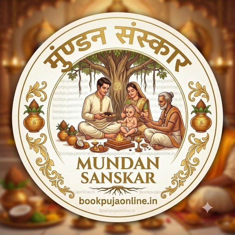 Book Certified Pandits for Authentic Vaidik Mundan Sanskar Puja.
